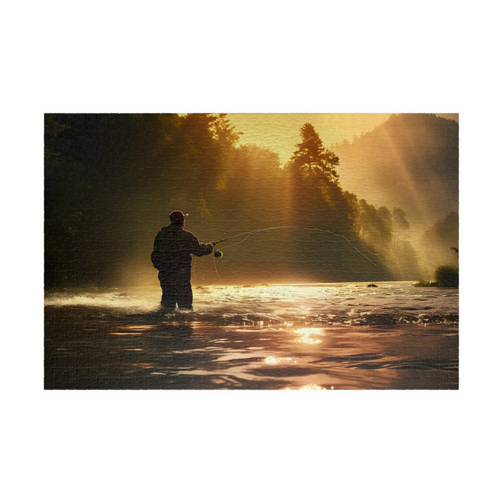 Jigsaw Puzzle: Fly Fishing - Jigsaw Puzzle Studios - Main