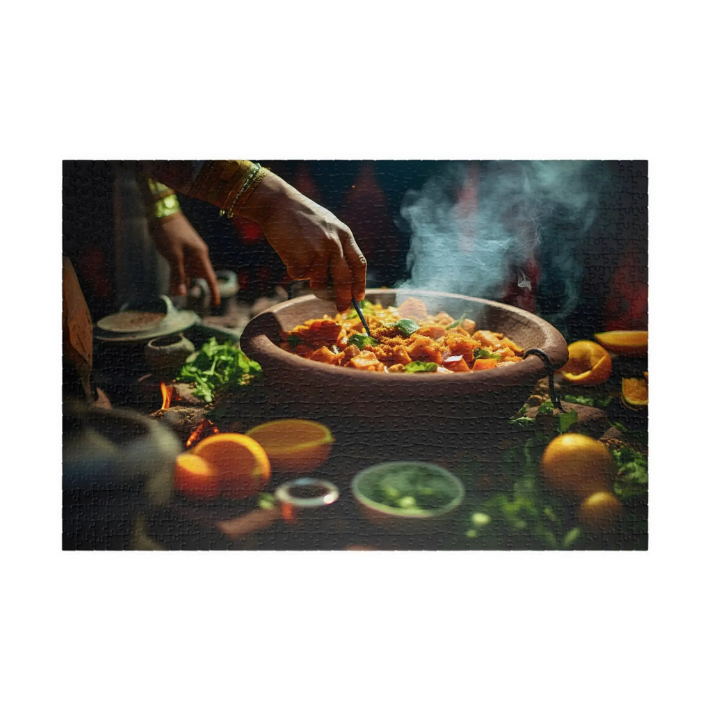 Jigsaw Puzzle: Cooking Moroccan - Jigsaw Puzzle Studios - Main