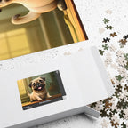 Customizable Jigsaw Puzzle: Perfectly Pug - Jigsaw Puzzle Studios - Box