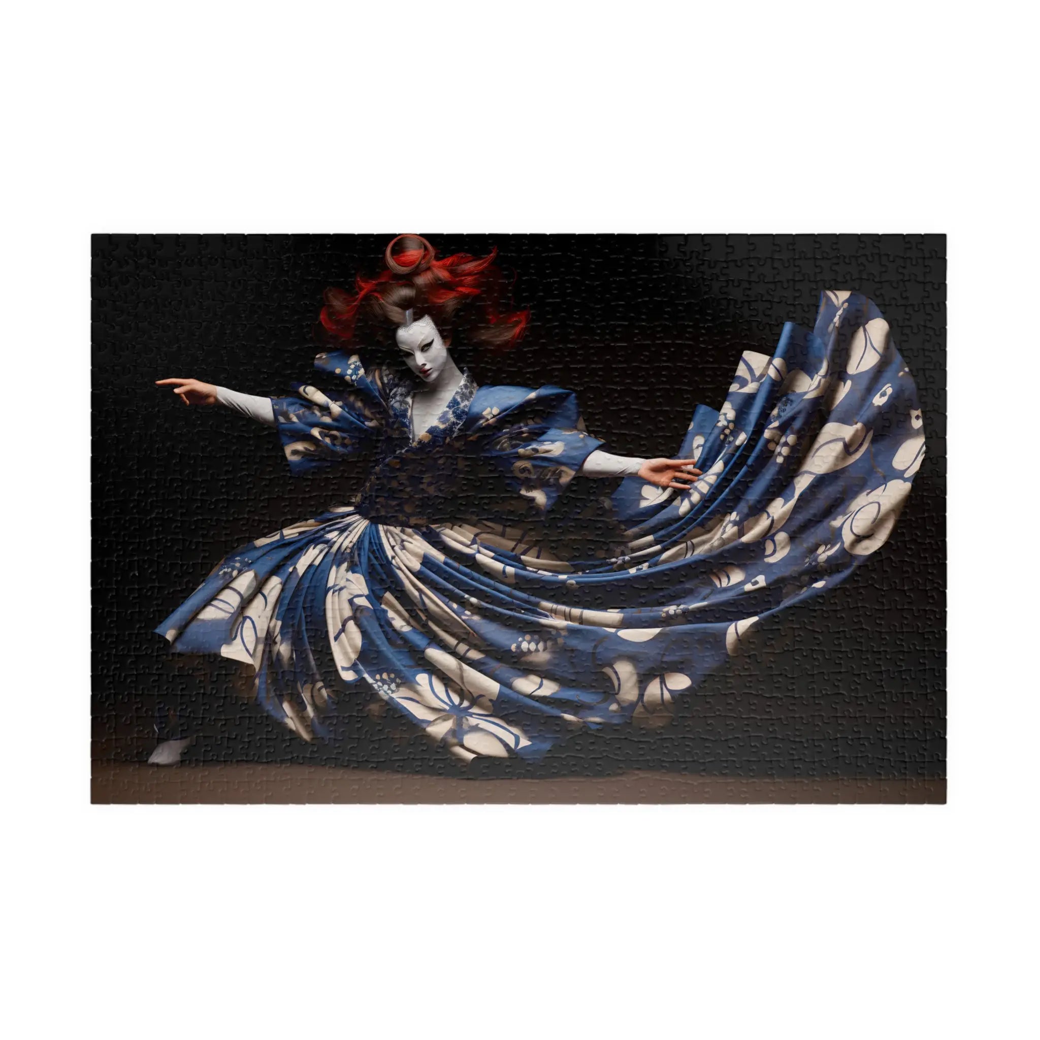 Jigsaw Puzzle: Kabuki Dancer in Blue - Jigsaw Puzzle Studios - Main
