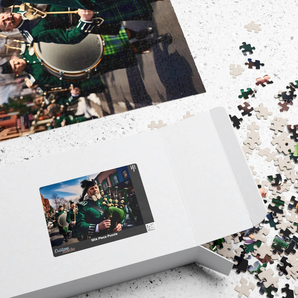 Jigsaw Puzzle: St. Patrick's Day Parade - Jigsaw Puzzle Studios - Box