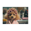 Customizable Jigsaw Puzzle: Cute Poodle Hair Curler Day - Jigsaw Puzzle Studios - Main