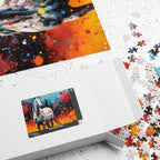 Customizable Jigsaw Puzzle: Horse Spotting - Jigsaw Puzzle Studios - Box