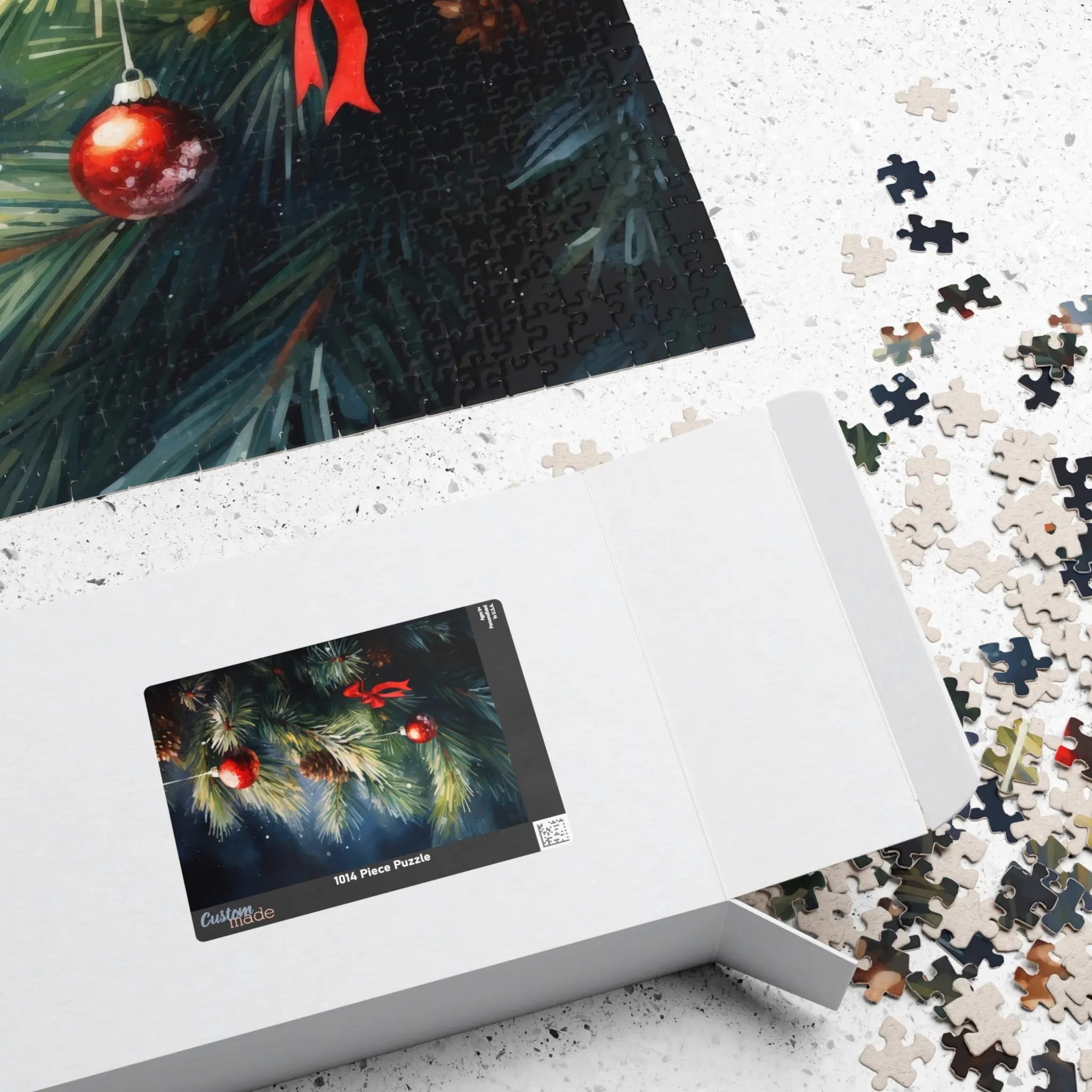 Jigsaw Puzzle: Christmas Pine Tree - Jigsaw Puzzle Studios - Box