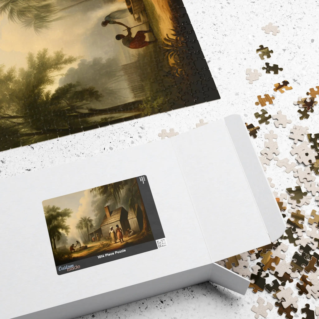 Jigsaw Puzzle: Women in South Carolina in 1788 - Jigsaw Puzzle Studios - Box