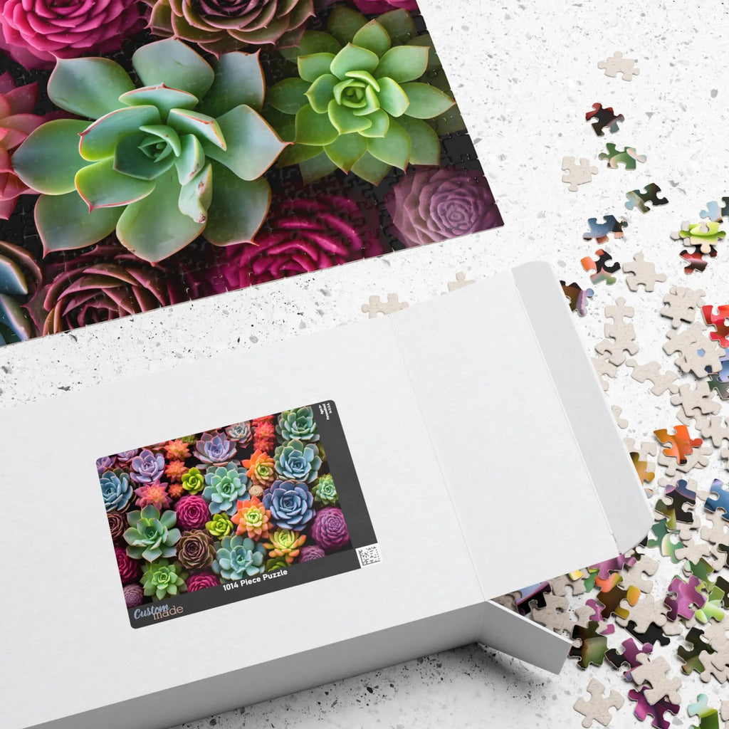 Jigsaw Puzzle: Succulent Variety - Jigsaw Puzzle Studios - Box