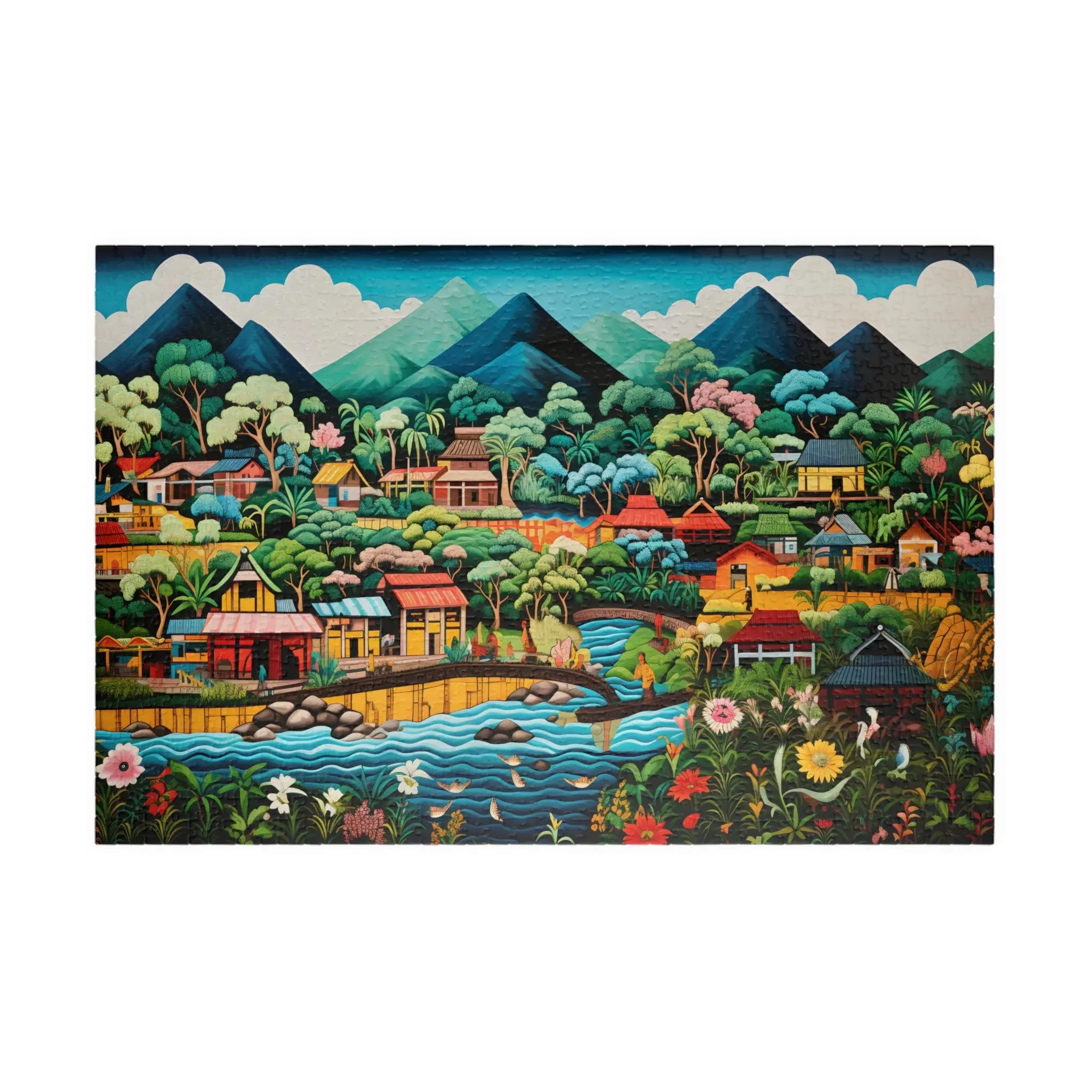 Jigsaw Puzzle: Thai Village - Jigsaw Puzzle Studios - Main