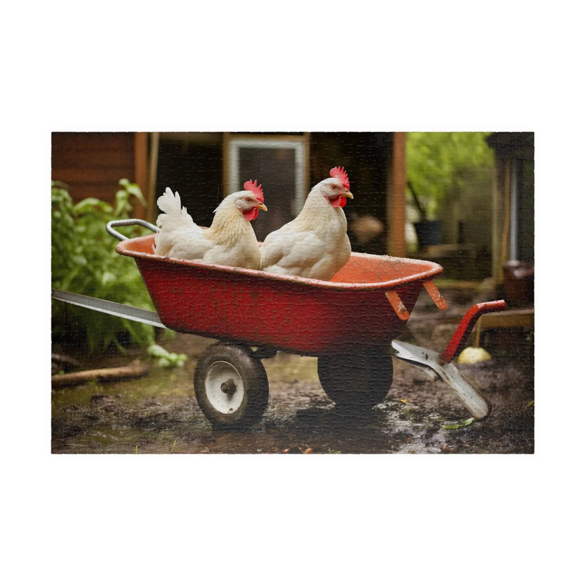 Jigsaw Puzzle: The Red Wheelbarrow - Jigsaw Puzzle Studios - Main